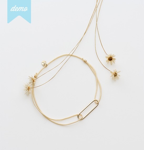 BRACELET BIBI COULISSANT VANILLE