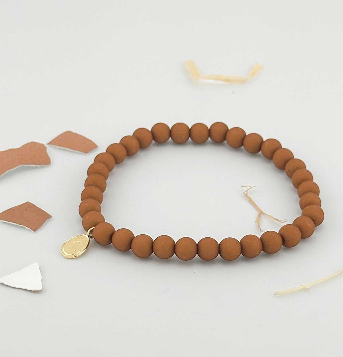 OEUF BRACELET BUBBLE MOKKA