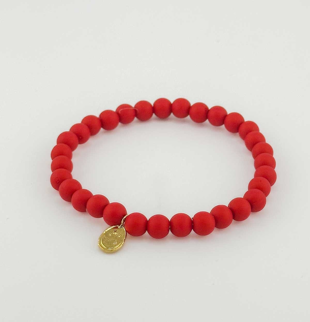 OEUF BRACELET BUBBLE ROUGE