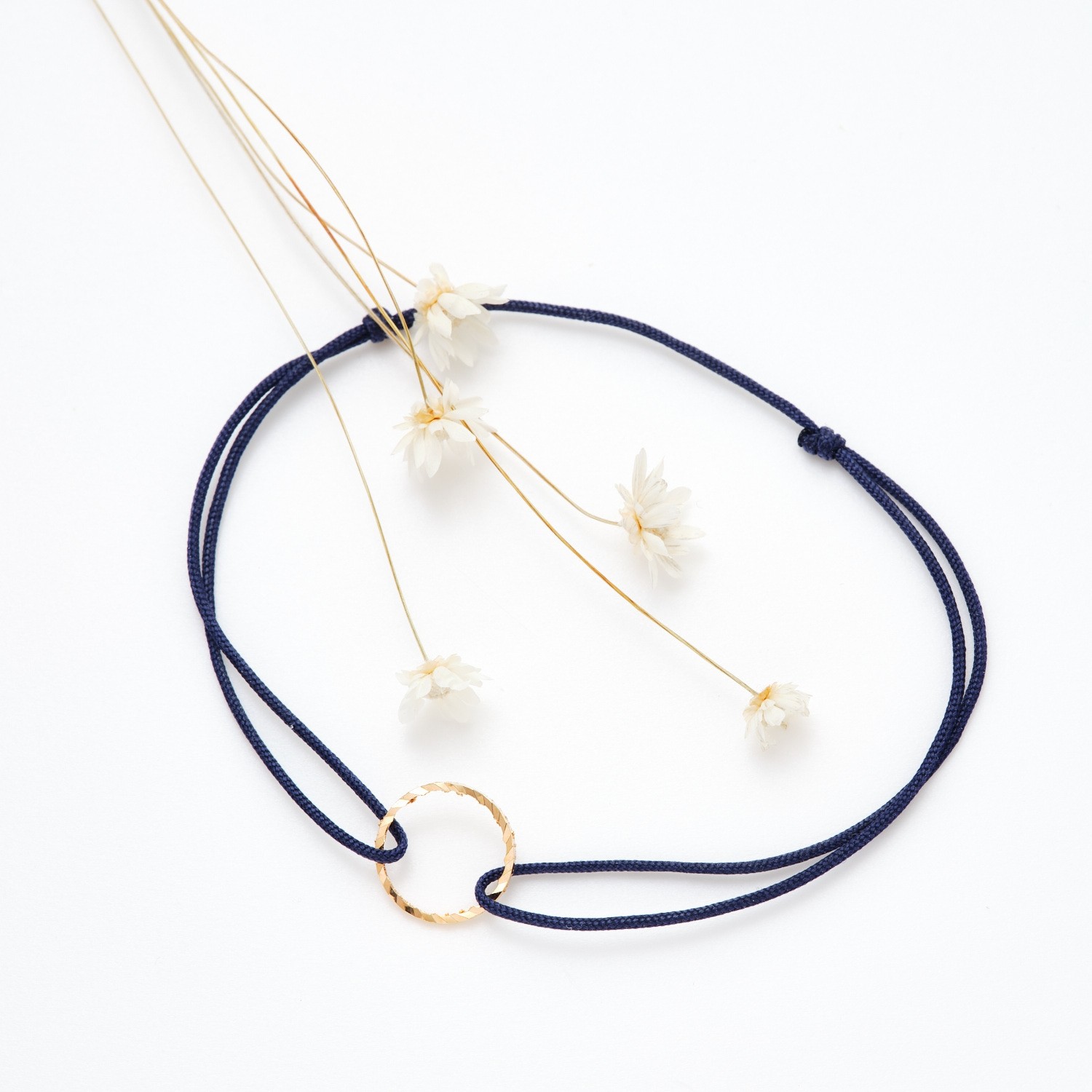 ŒUF BRACELET SIMONE BLEU DUR