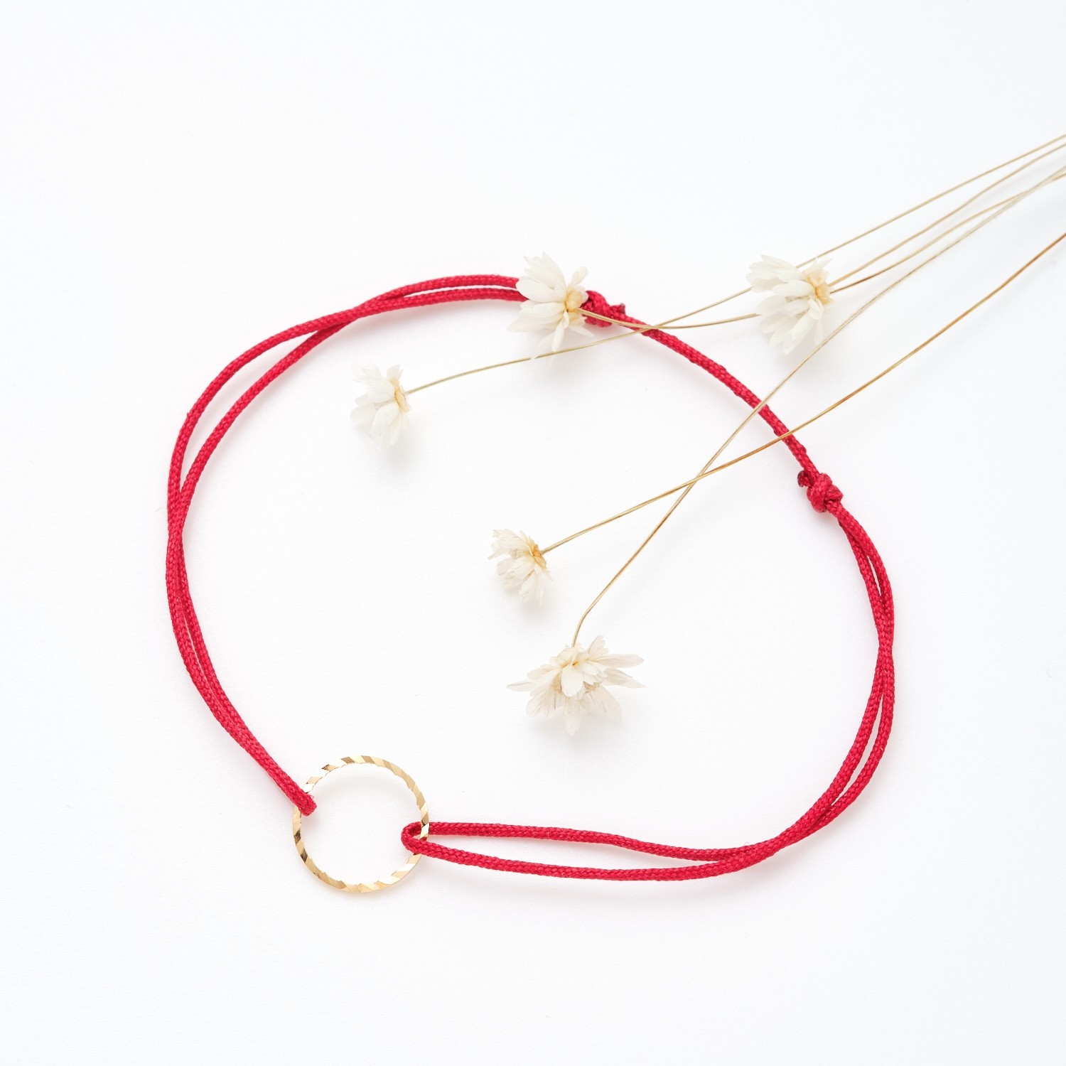 ŒUF BRACELET SIMONE ROUGE 