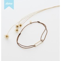 BRACELET BIBI COULISSANT CHATAIGNE
