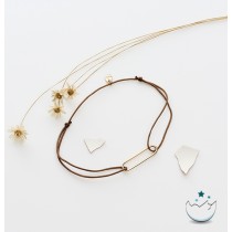 ŒUF BRACELET BIBI COULISSANT CHATAIGNE
