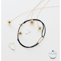 ŒUF BRACELET BIBI COULISSANT NOIR