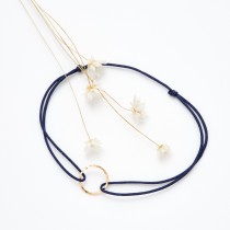 ŒUF BRACELET SIMONE BLEU DUR