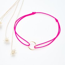 Bracelet oeuf surprise cordon fluo l'Eggstra