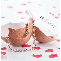 OEUF BRACELET VALENTIN DORÉ