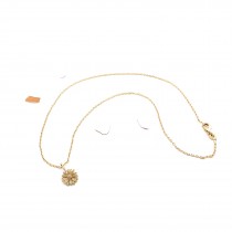 Collier Pâquerette Horty caché dans une vraie coquille d'oeuf l'Eggstra