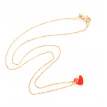 OEUF COLLIER YVES ORANGE FLUO