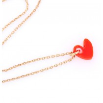 COLLIER YVES ORANGE FLUO