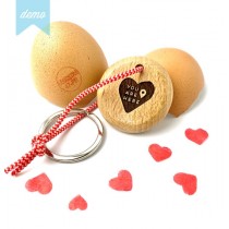 Cadeau insolite : porte clés You are here l'Eggstra