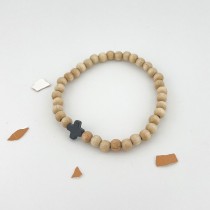 ŒUF BRACELET HOMME PETIT HOSSEGOR BOIS- MAISON JOSEPH