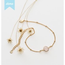 BRACELET QUARTZ ROSE