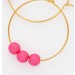 OEUF CREOLES BUBBLE ROSE FLUO