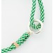 BRACELET MOUSQUETON VERT & BLANC