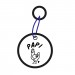 PORTE CLE PAPI POULE